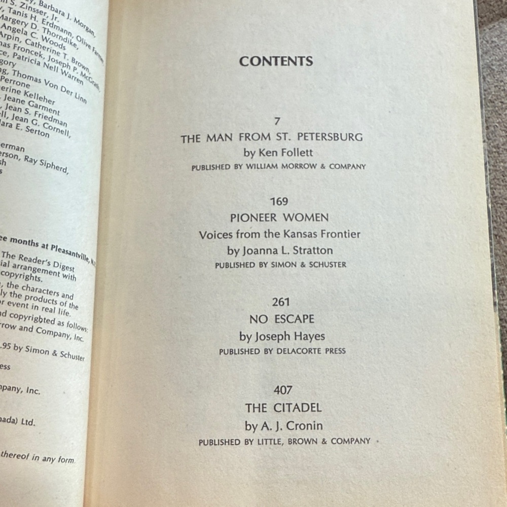 Reader's Digest Condensed Books Set - Picture 9 of 9